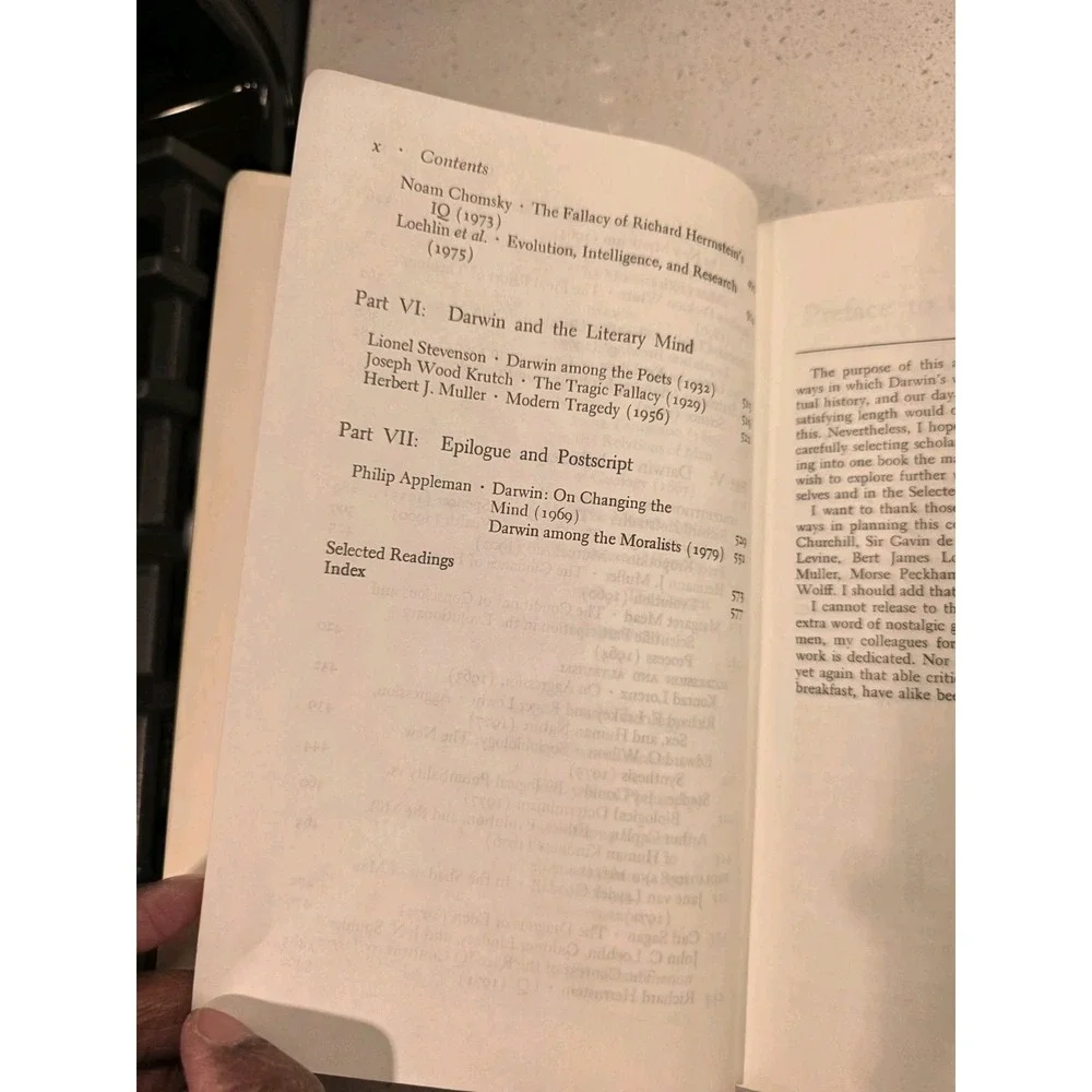 Darwin A Norton Critical Edition Edited by Philip Appleman Second Edition 1979